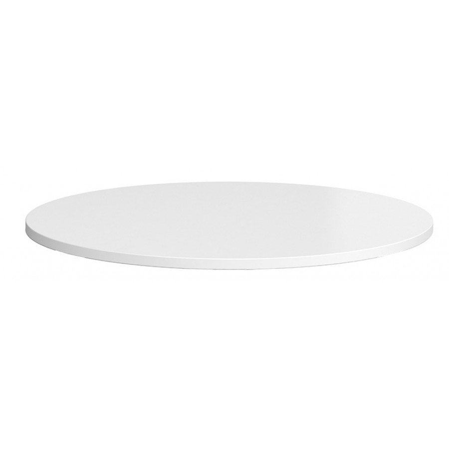 White Tuff Top MFC Round Table Top